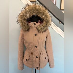 Hollister Fur-Trimmed Parka